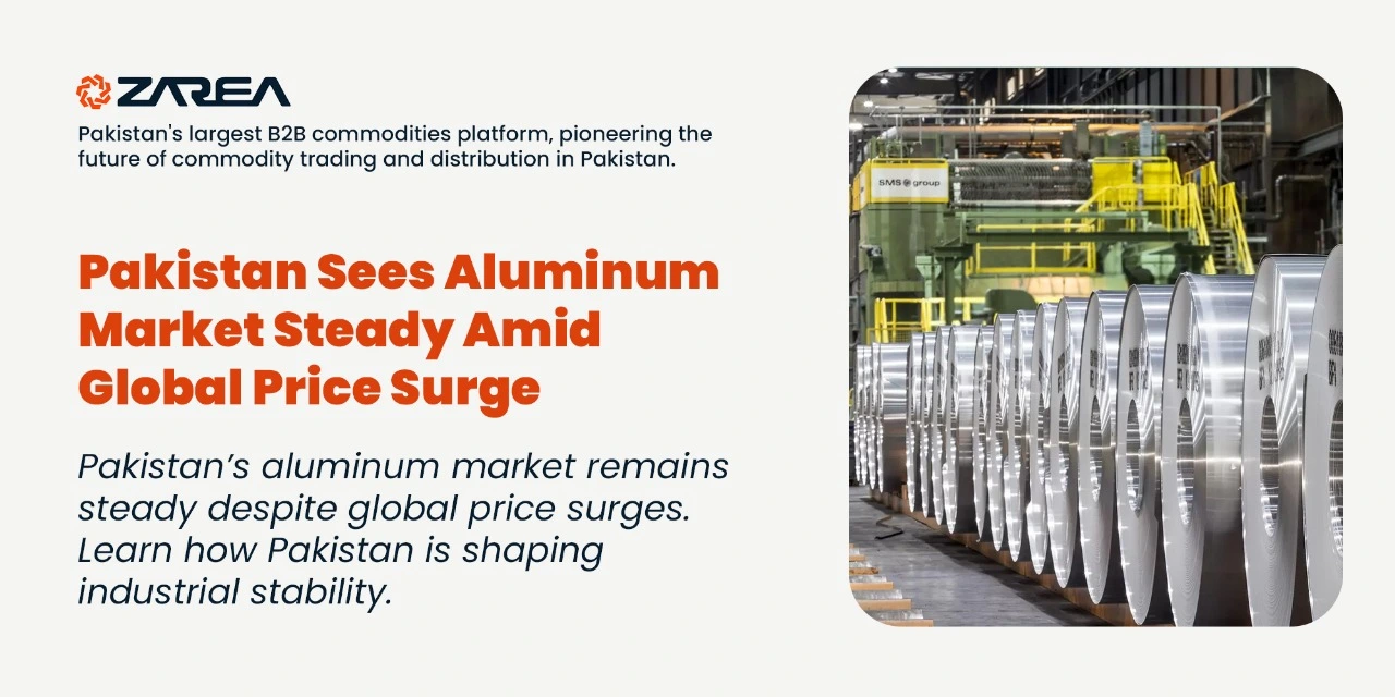 Pakistan Sees Aluminum Market Steady Amid Global Price Surge